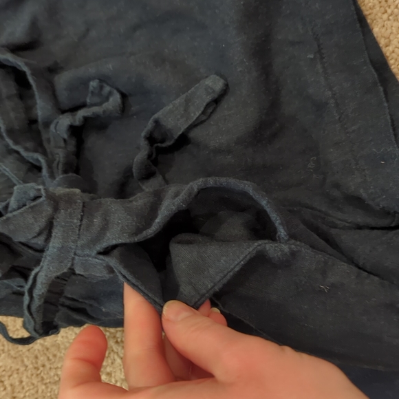 High Waisted Bow Tie Shorts - Picture 2 of 4